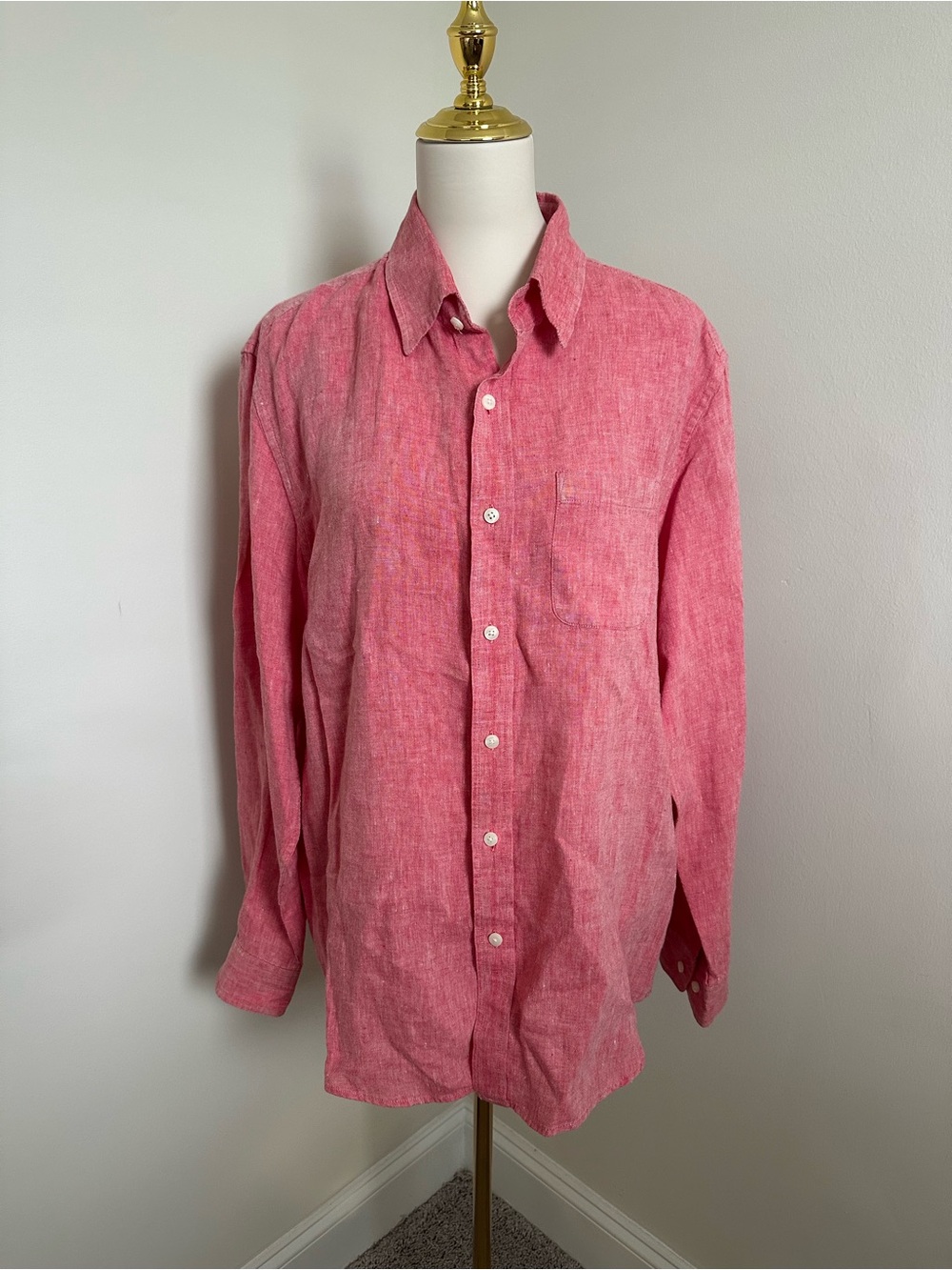 Men’s L.L. Bean Linen Button Down